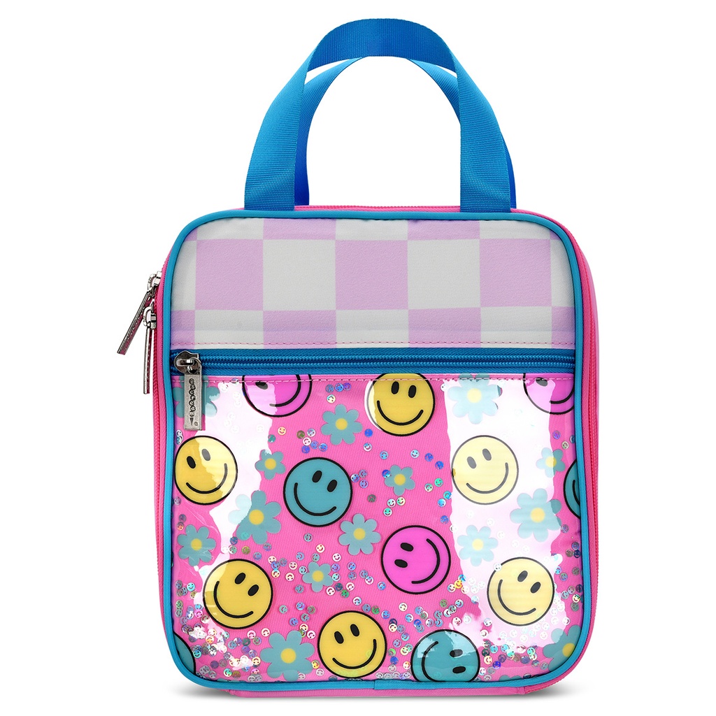 Happy Check Lunch Tote | Iscream