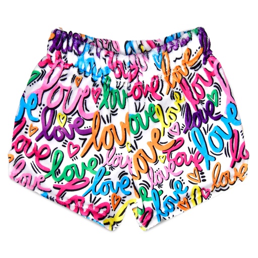 Corey Paige Love Letters Plush Shorts