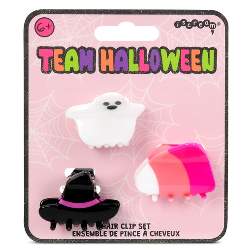 Team Halloween Hair Clip Set
