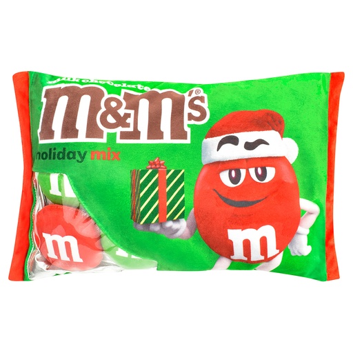 Holiday Red M&M Packaging Plush
