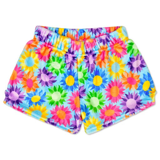 Colorful Sunflowers Plush Shorts