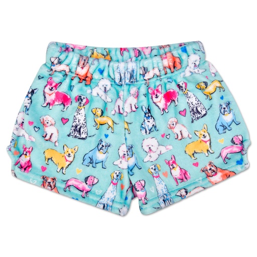 Preppy Pups Plush Shorts