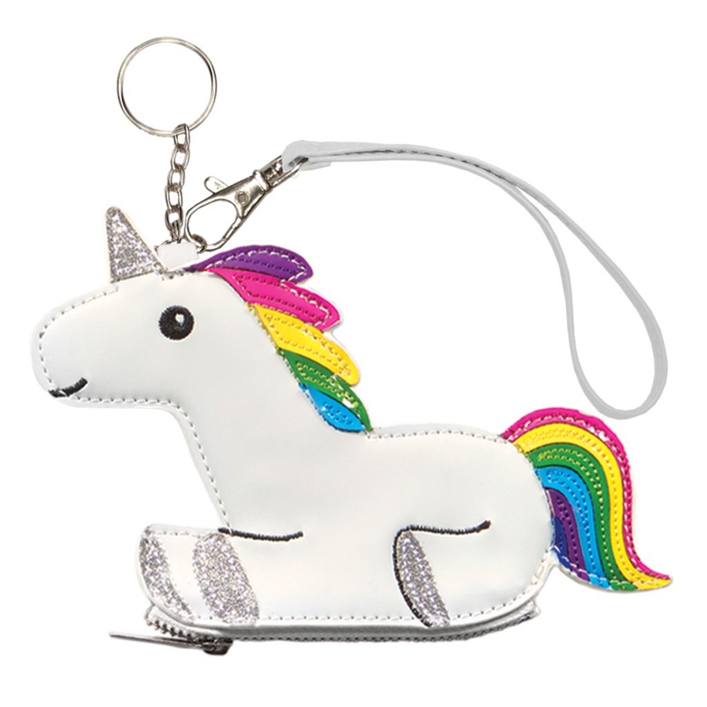 Rainbow unicorn sale keychain